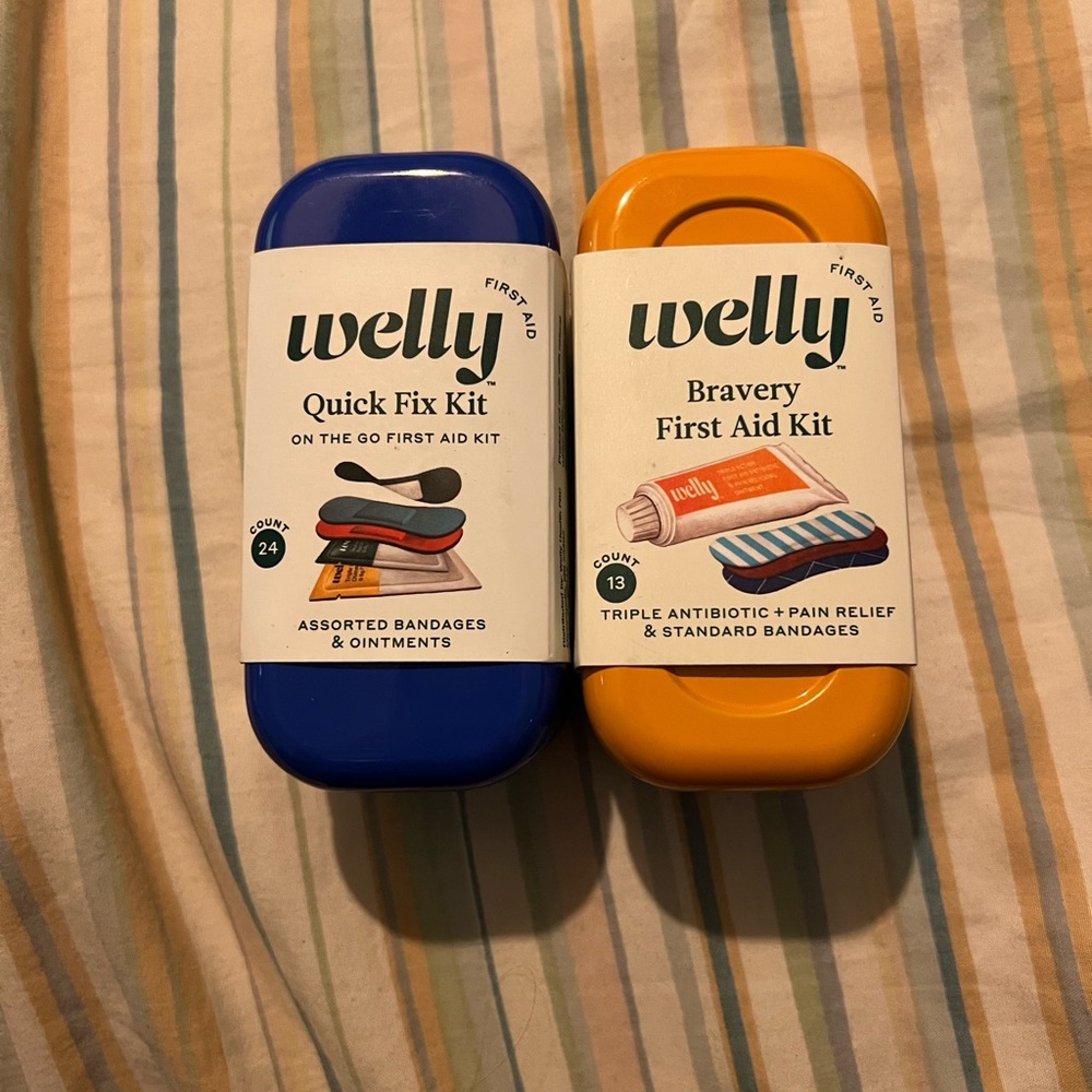 Welly bravery first aid kit & Welly quick fix kit